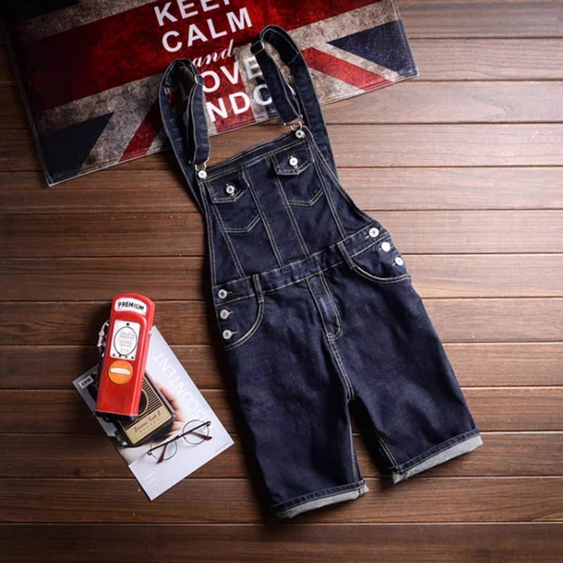 Denim Half Overalls HL2045