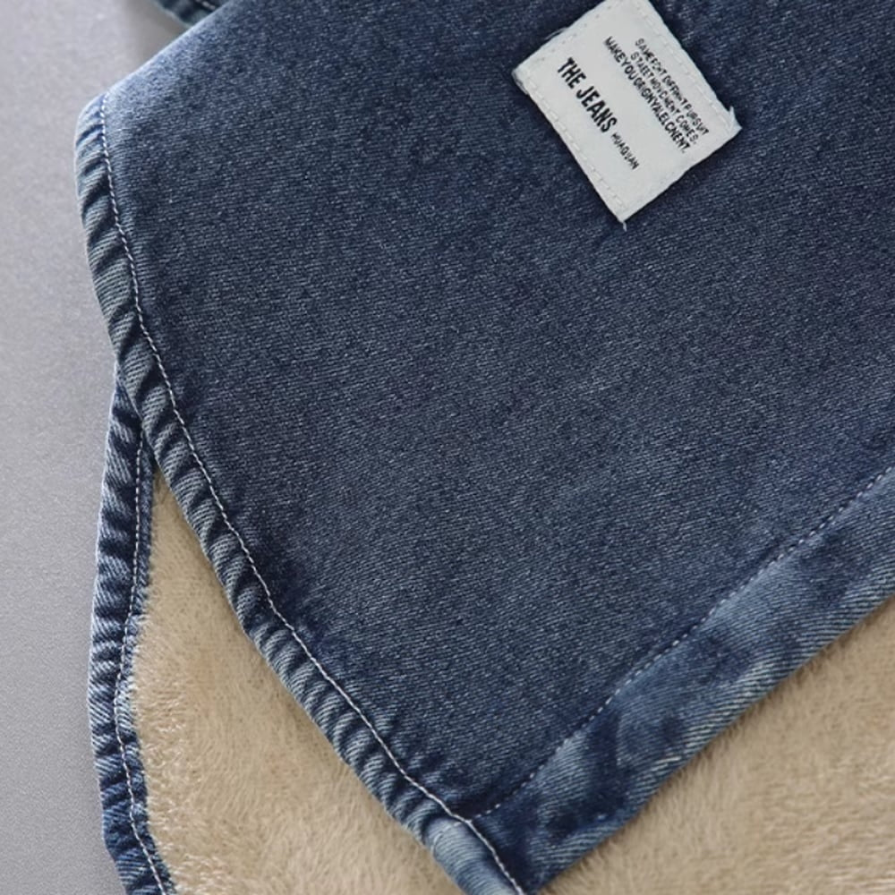 Fleece denim shirt HL2345