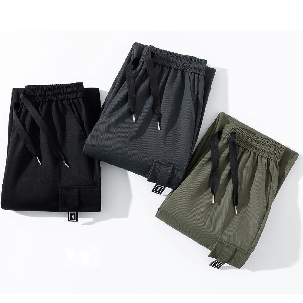 Multi-pocket wide pants HL2297