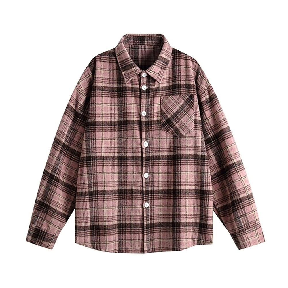 Flannel check shirt HL2418