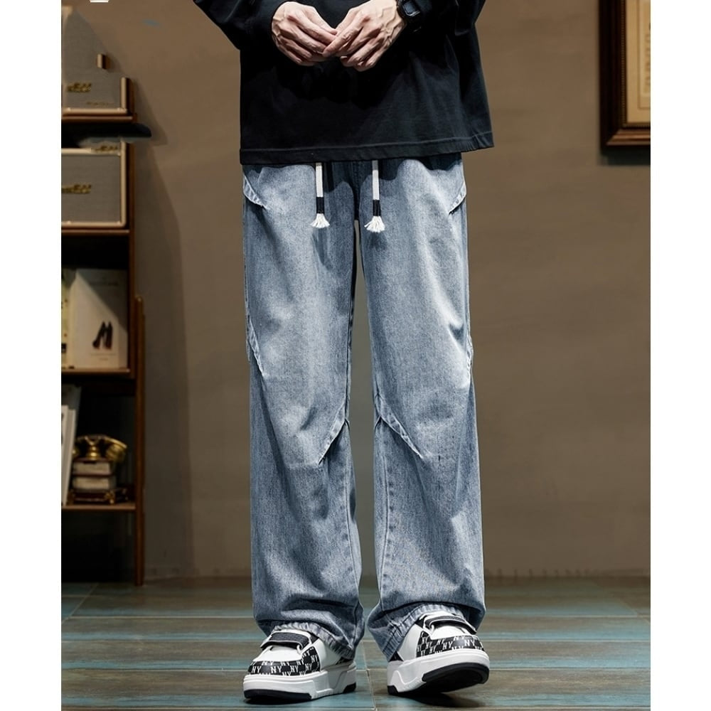 Straight casual denim jeans HL2358