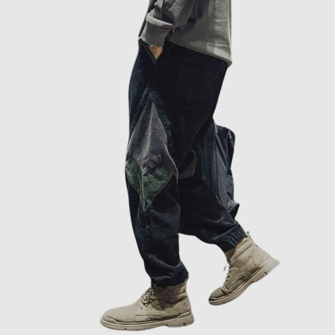 Corduroy casual pants HL2234