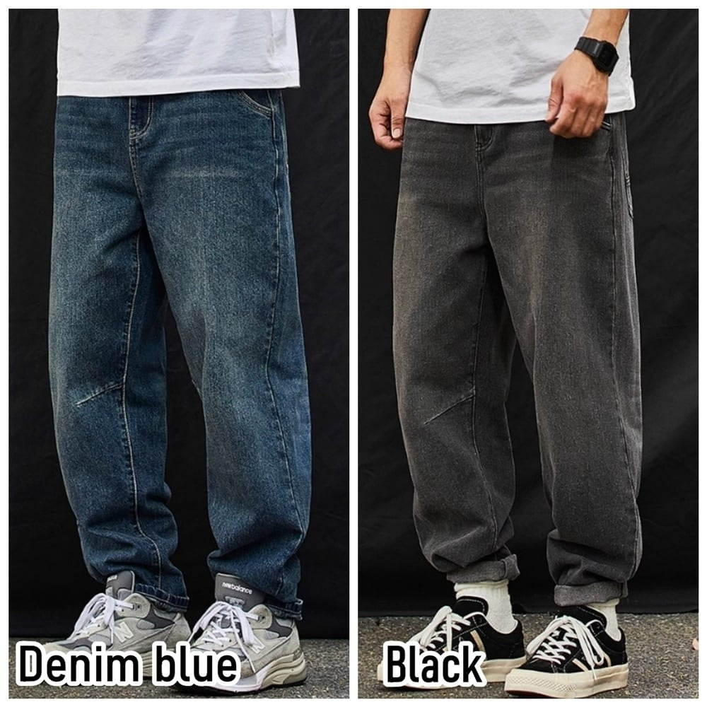 Casual straight denim jeans HL2391