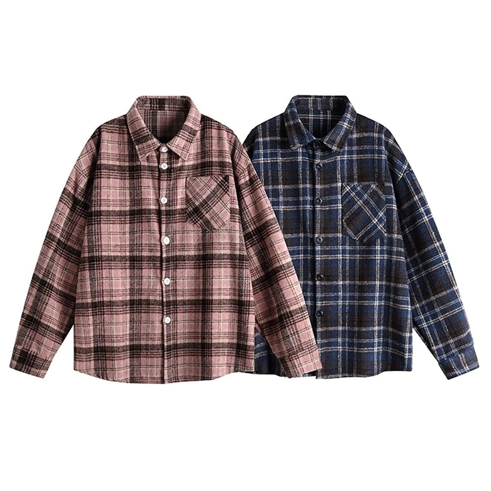 Flannel check shirt HL2418