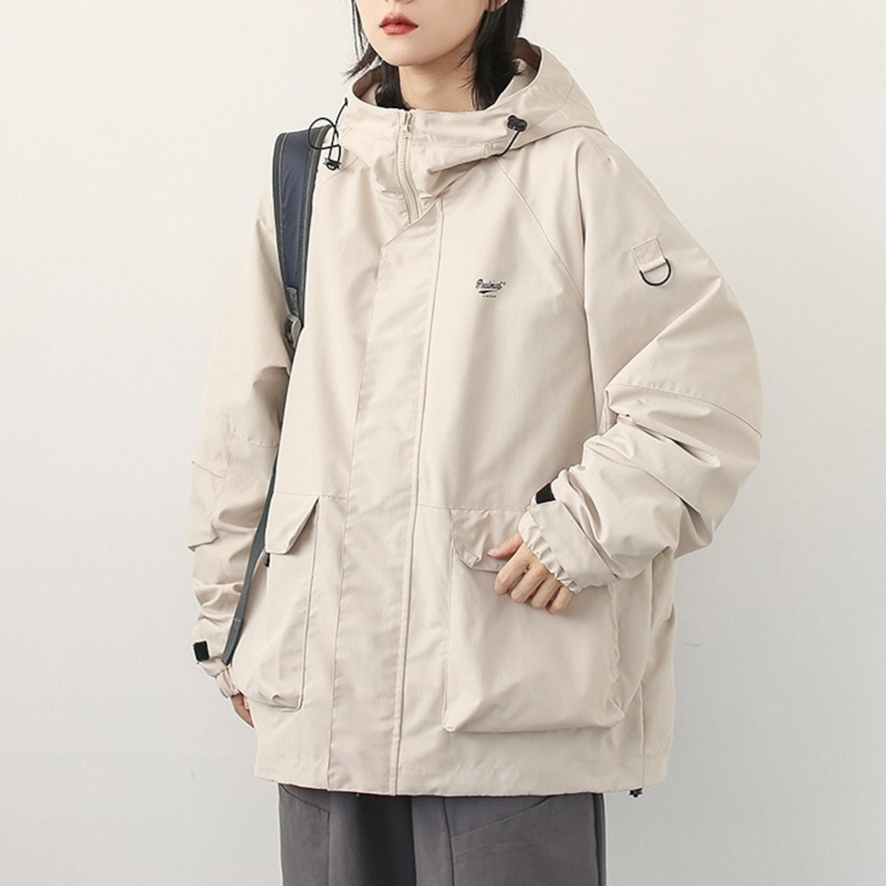 Multi-pocket mountain parka HL1524