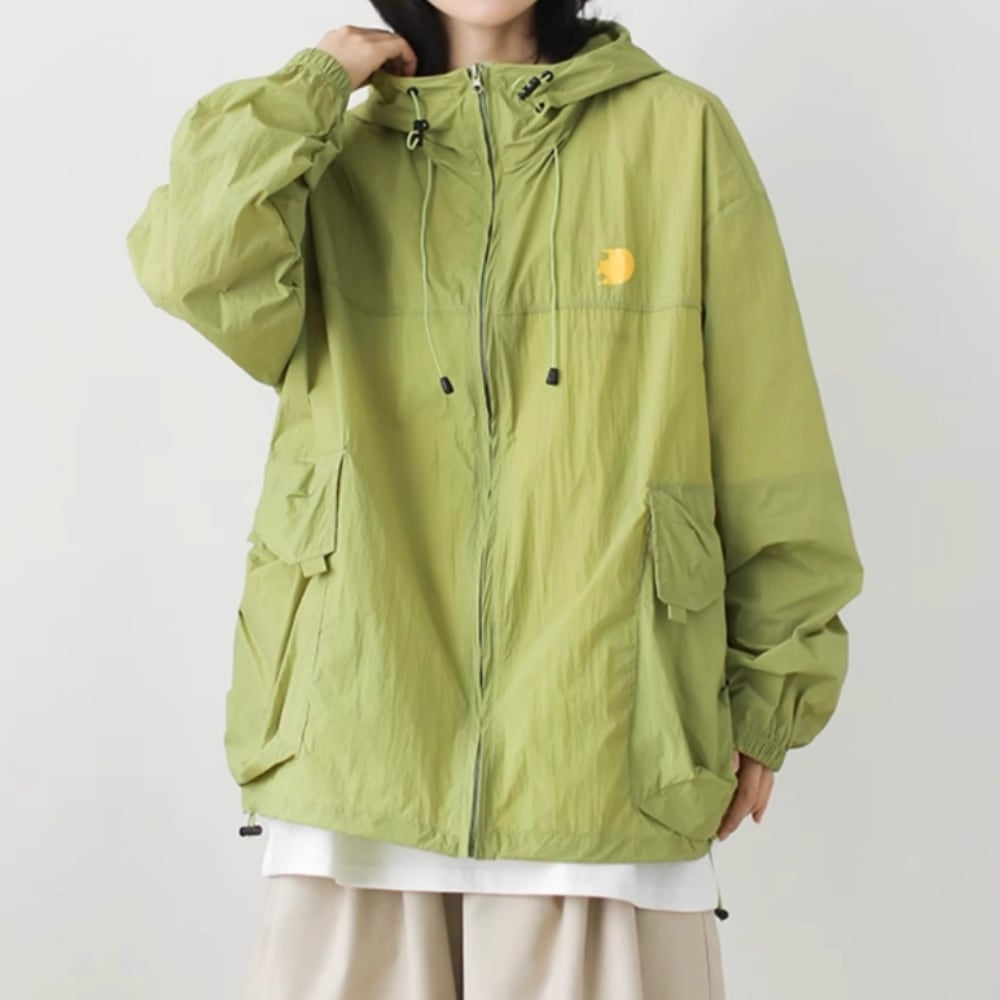 Casual nylon parka HL2388