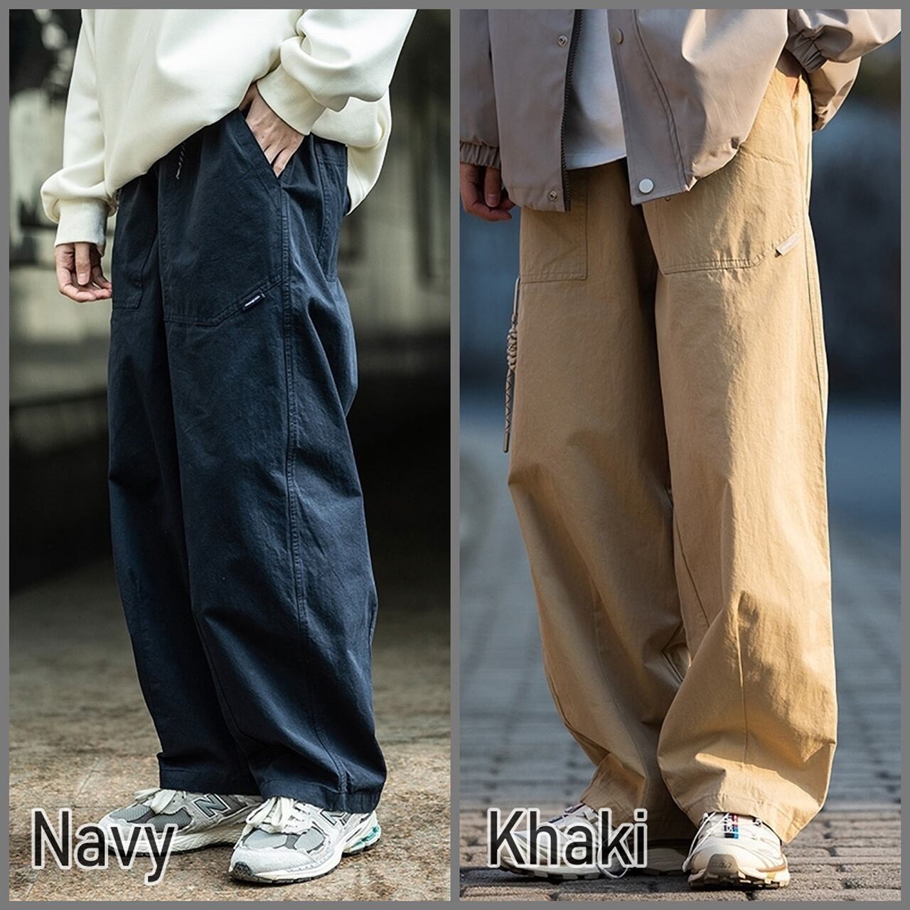 ルーズストレートパンツ HL1693