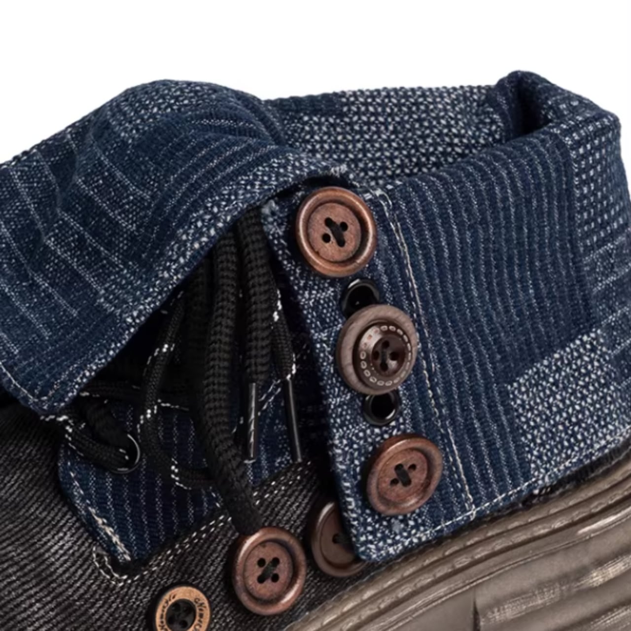Platform denim boots D0139