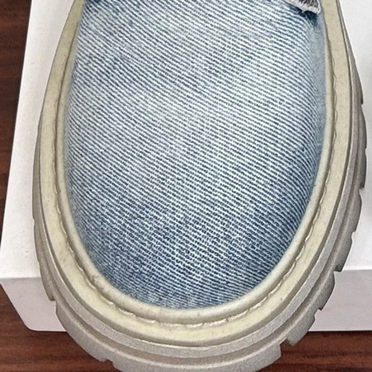 High cut denim boots D0158