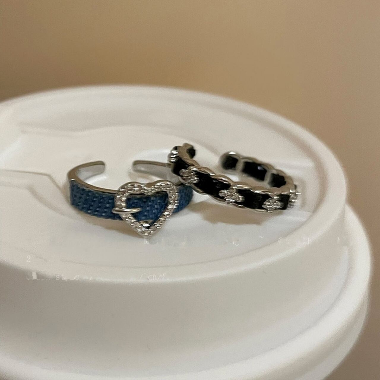 Denim ring set D0160