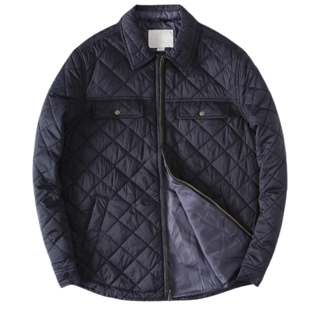 Quilted lapel jacket HL2242
