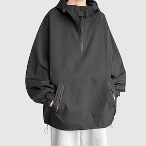 Big size anorak hoodie jacket HL2291