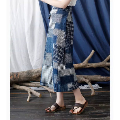 Denim Wrap Skirt D0020