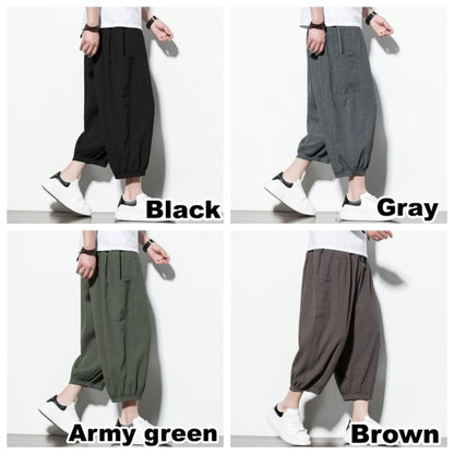 Cropped loose pants HL2566