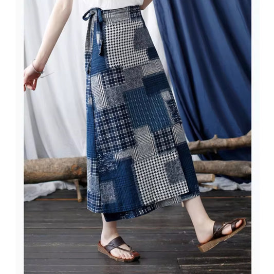 Denim Wrap Skirt D0020