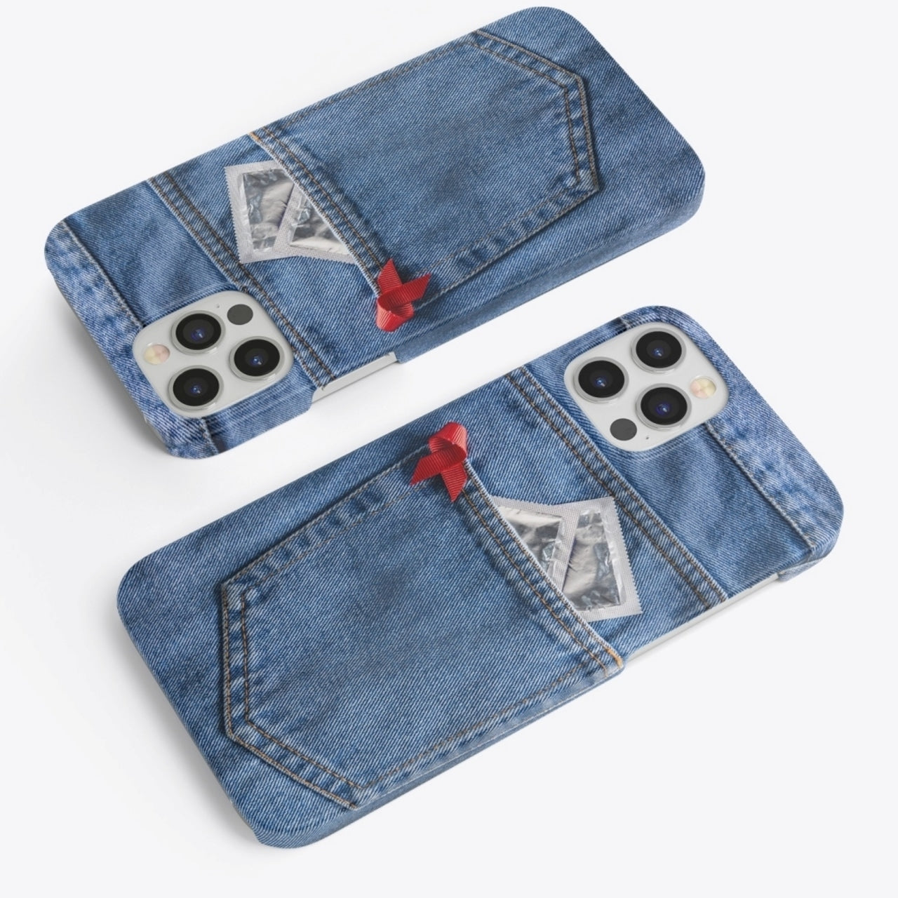 Denim Print iPhone case D0010
