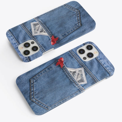 Denim Print iPhone case D0010