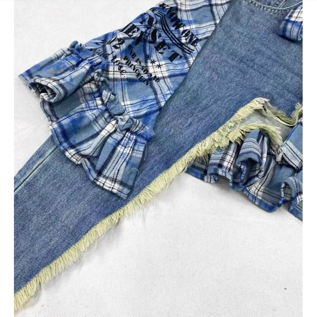 Asymmetric shorts & Leg covers E7006