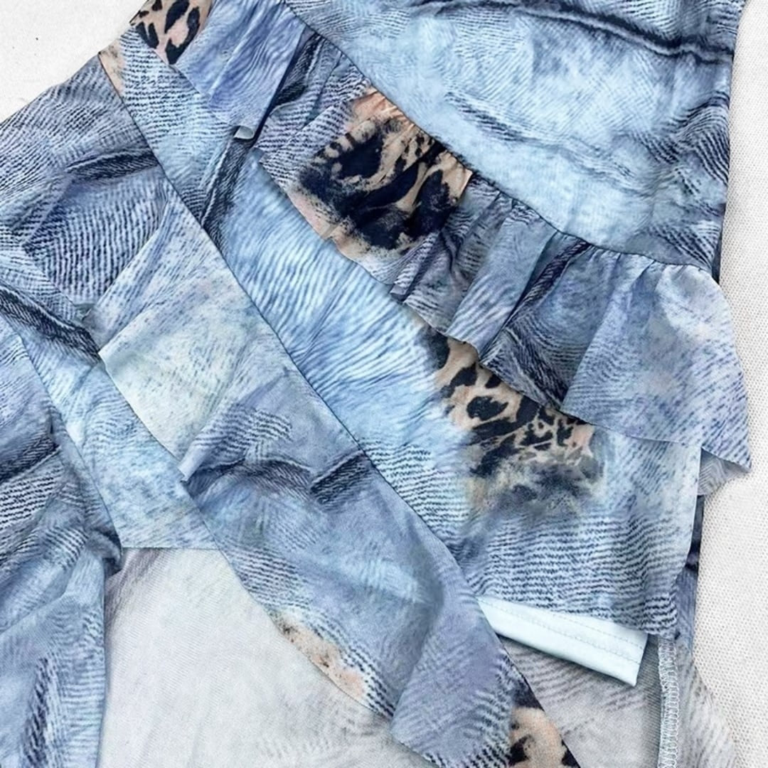 Layered one piece E7001