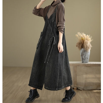 Denim jumper skirt  D0069