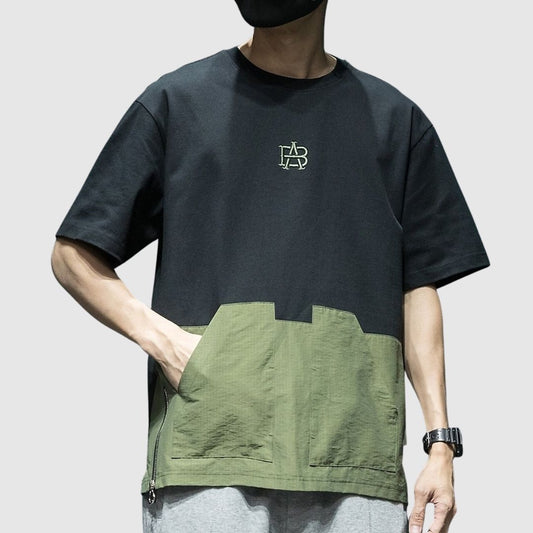 バイカラーショートスリーブTシャツ HL1643