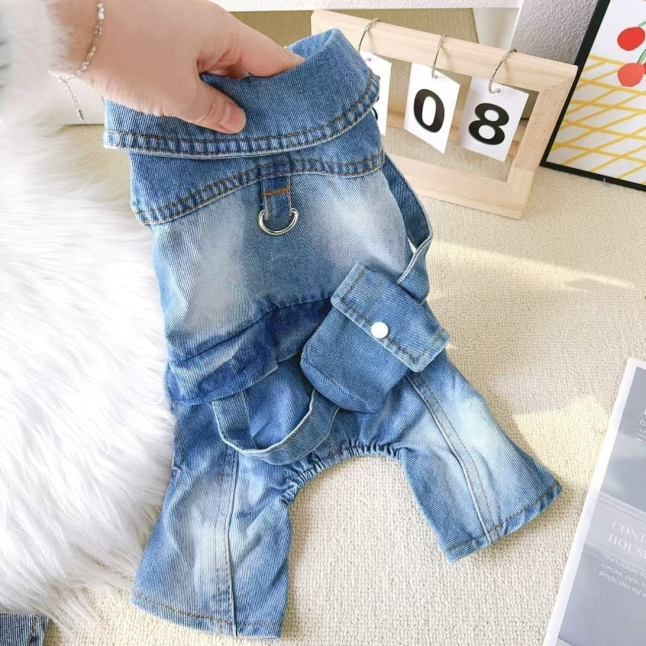 Washed Denim Dogwear D0028