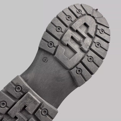 Lace up Denim Boots D0016