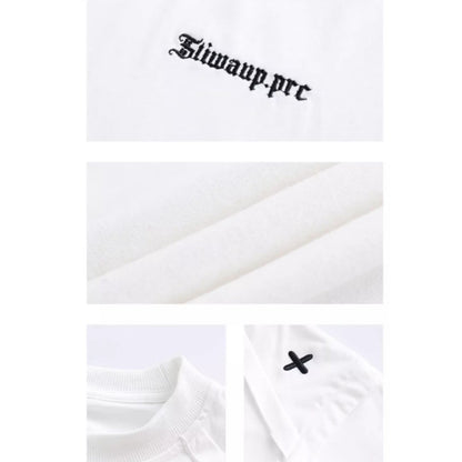 Embroidery Simple T-shirt HL2019