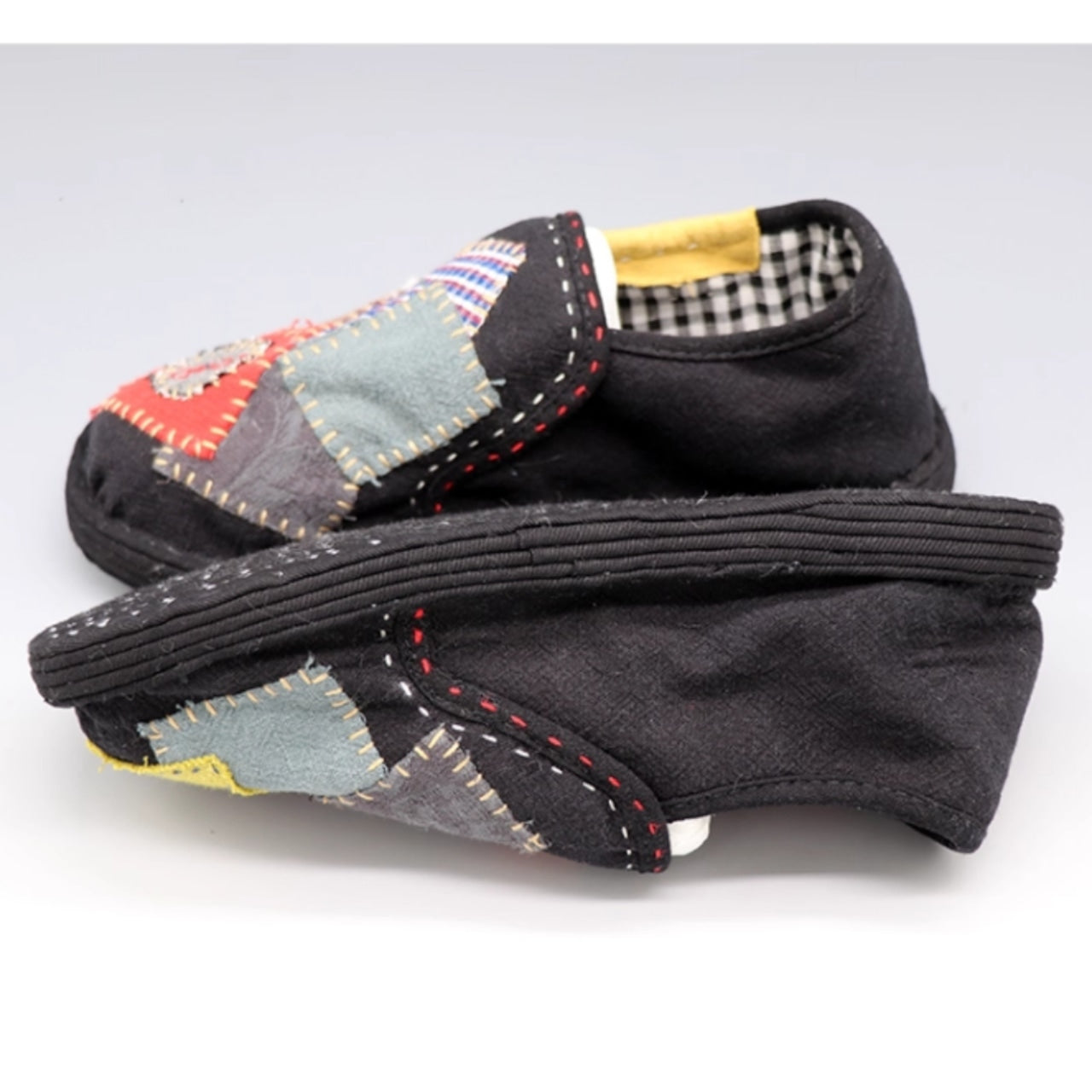patchwork room shoes　D0025