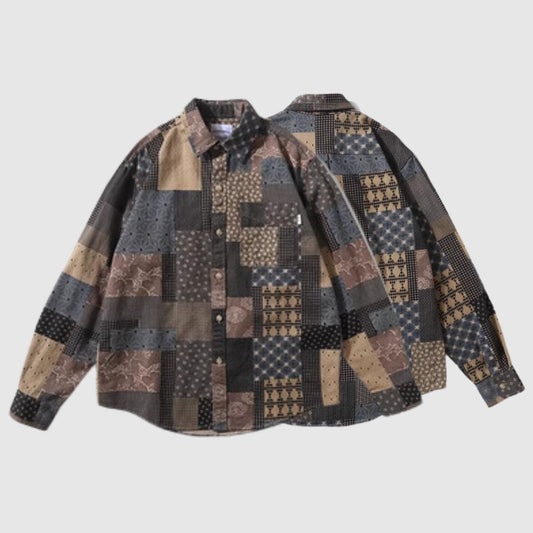 Patchwork shirt HL1879