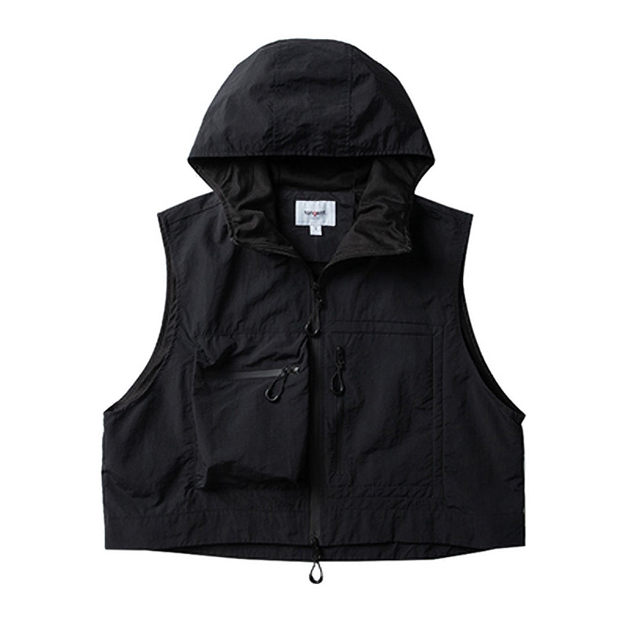 Cropped vest with hood HL1668