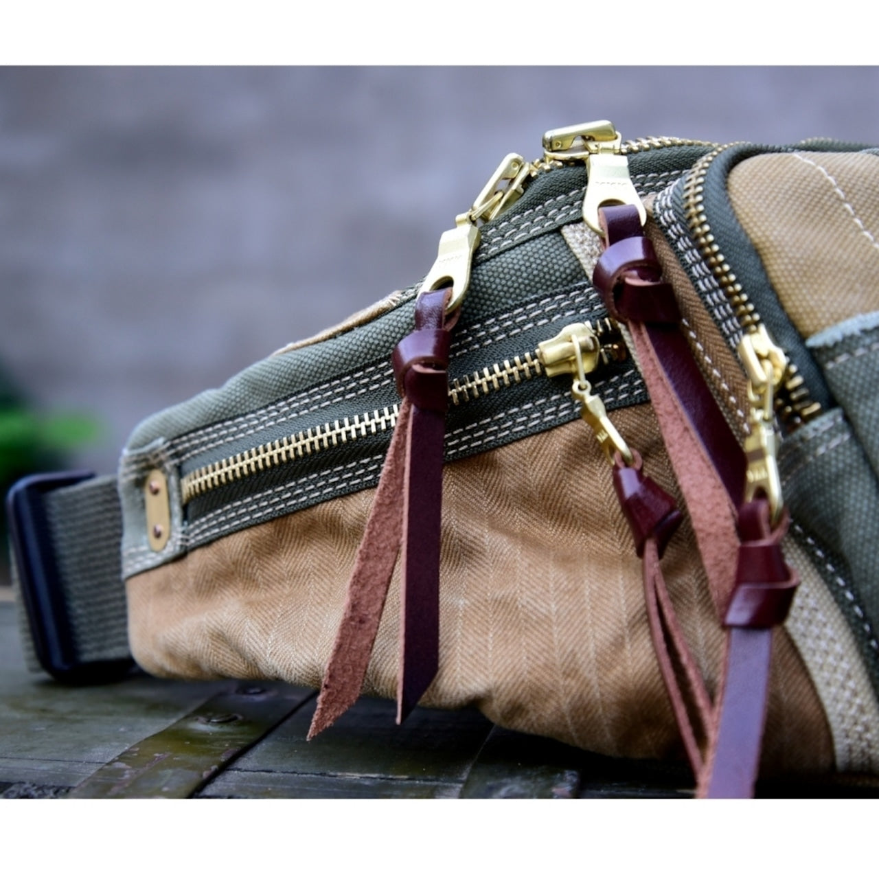 Patchwork Waist Bag   D0032