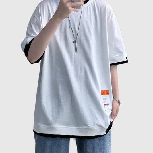 Fake Layered T-shirt HL2484