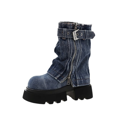 Denim Boots D0013