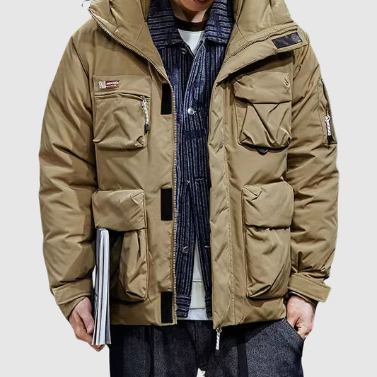 Multi-pocket down jacket HL1902