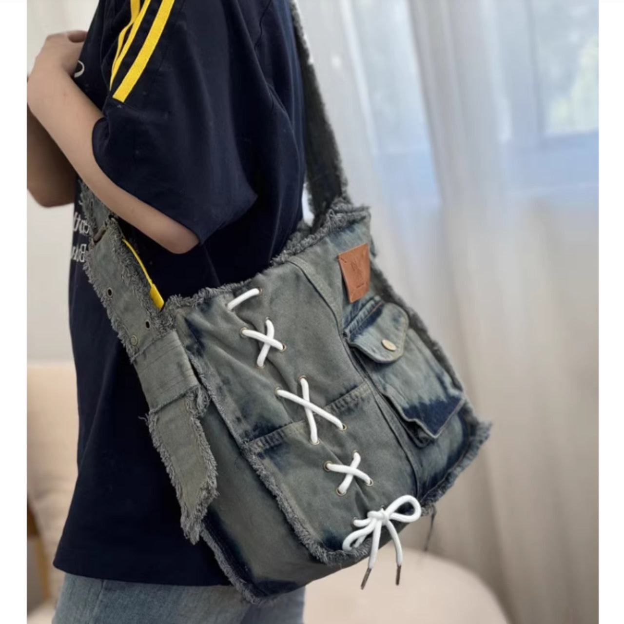 Messenger Denim Bag D0029