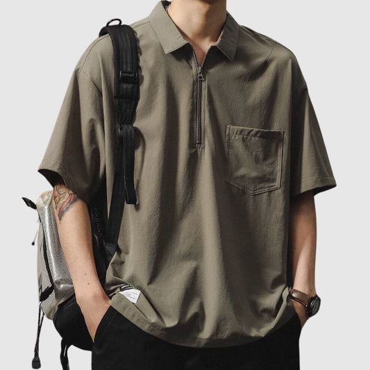 Half zip polo shirt HL2460