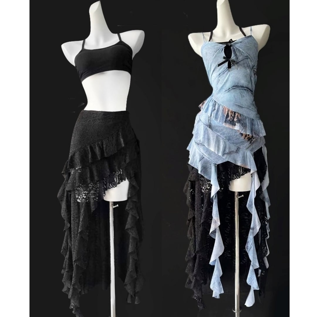 Layered one piece E7001