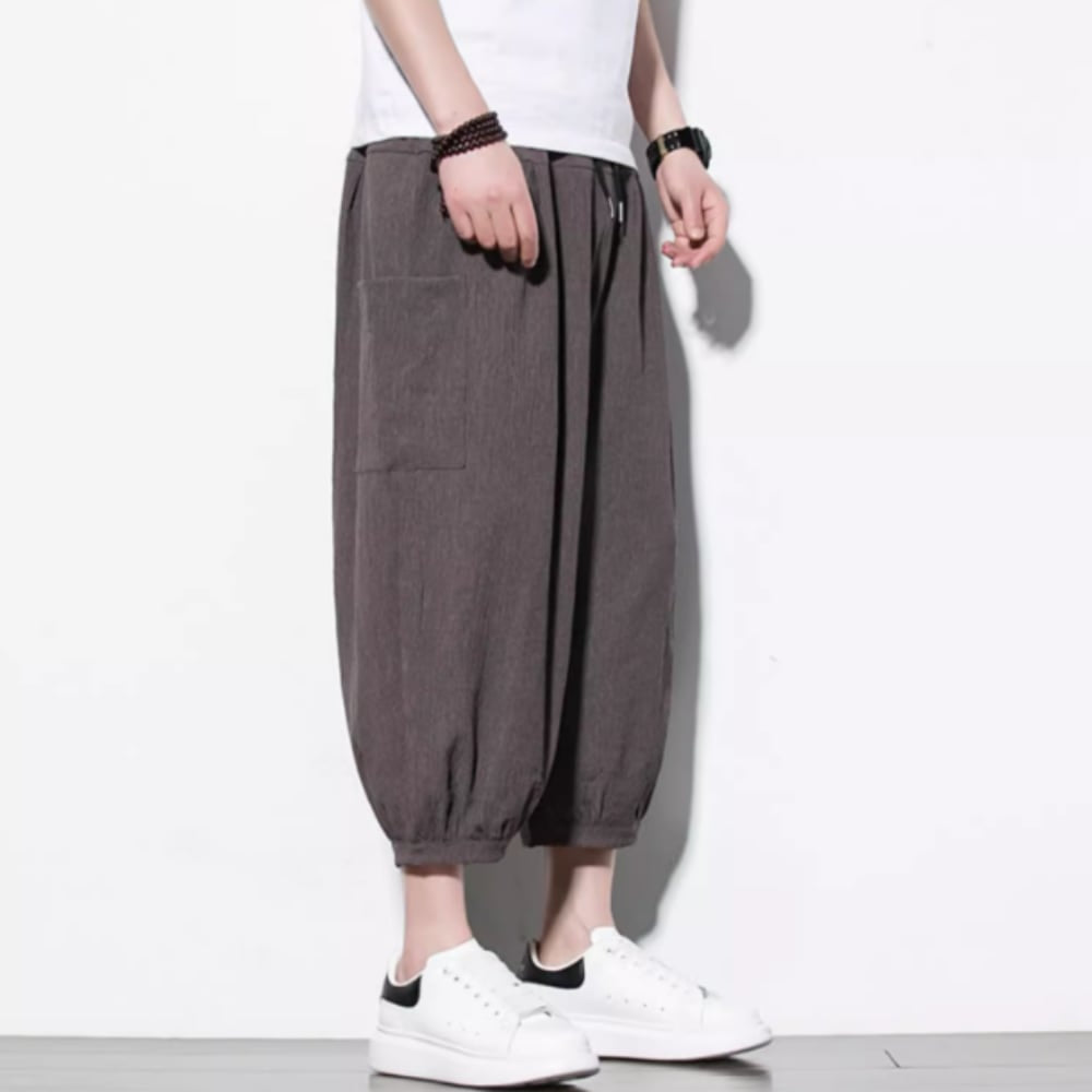 Cropped loose pants HL2566
