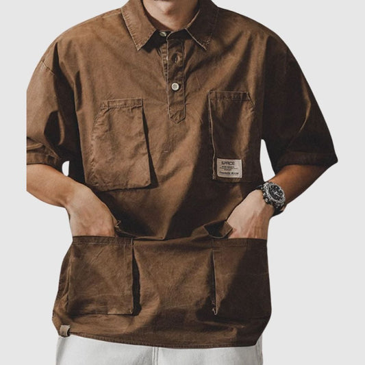 Retro style work shirt HL2024