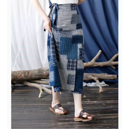 Denim Wrap Skirt D0020