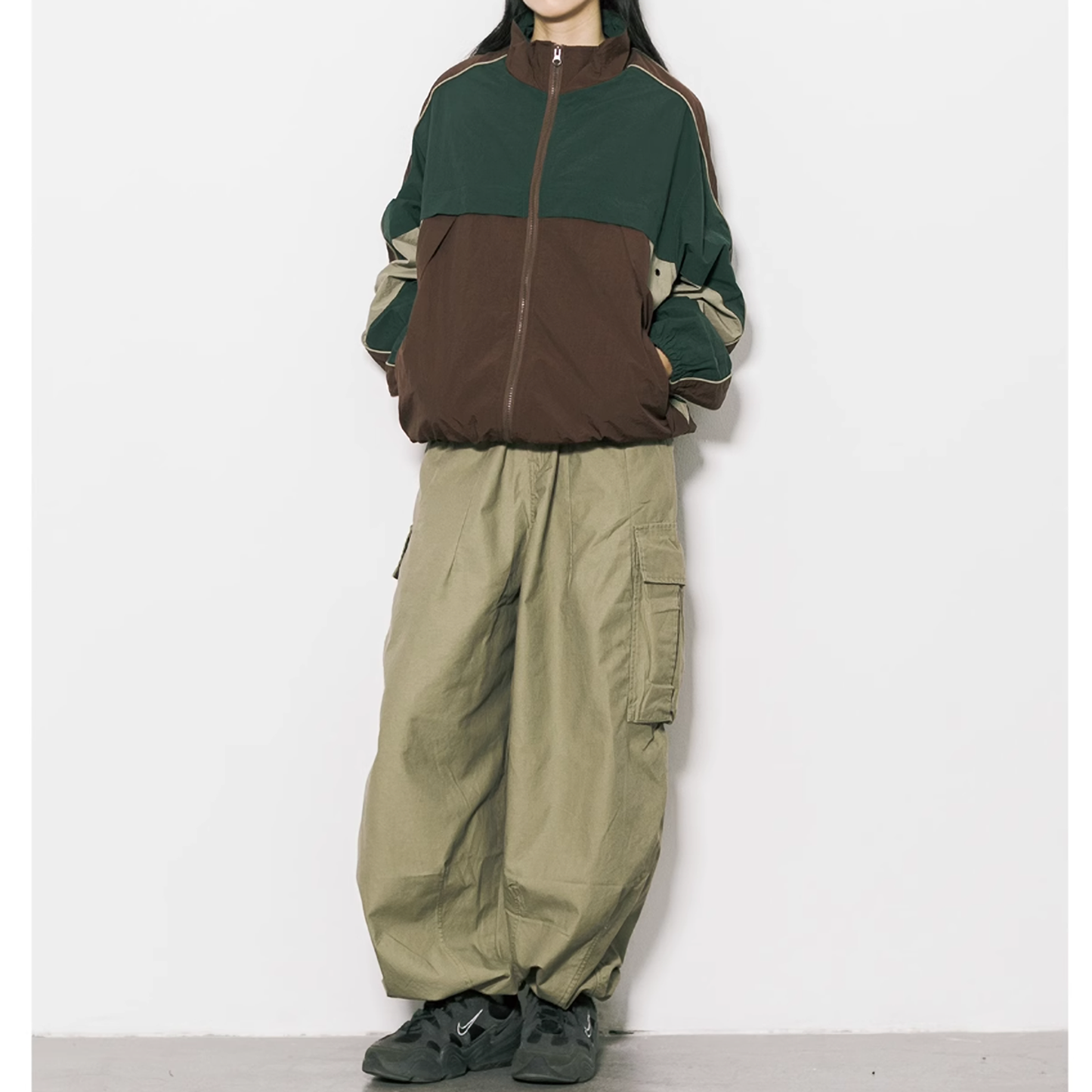 Contrast color jacket HS1015