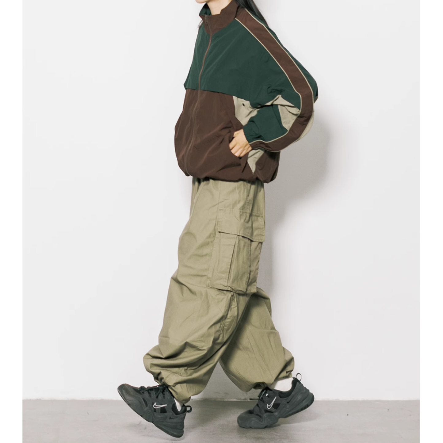 Contrast color jacket HS1015