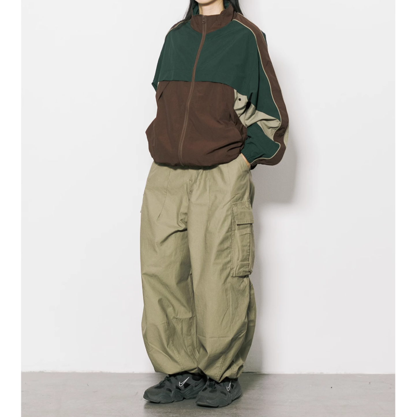 Contrast color jacket HS1015