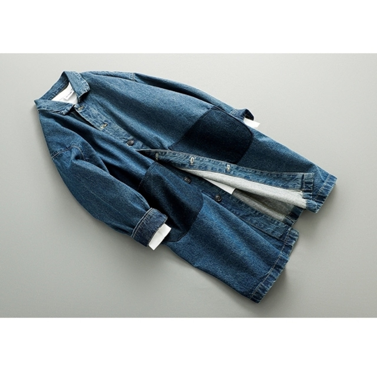 Denim Midi Coat D0059