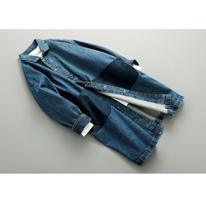 Denim Midi Coat D0059
