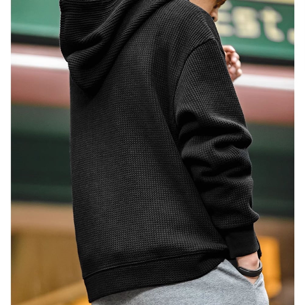 Waffle hoodie HL2448