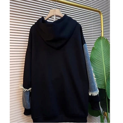 Denim docking hoodie D0087