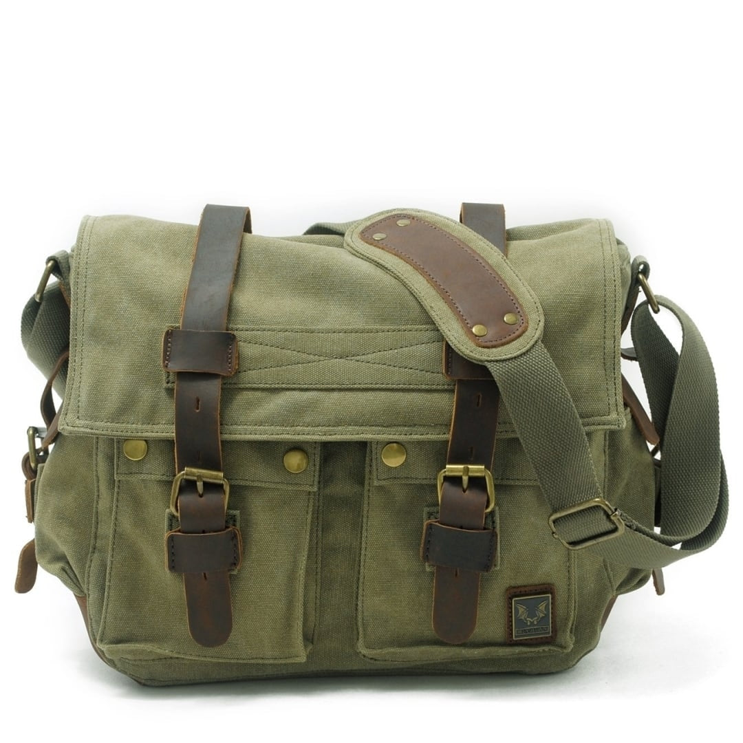 Retro canvas shoulder bag HL2611
