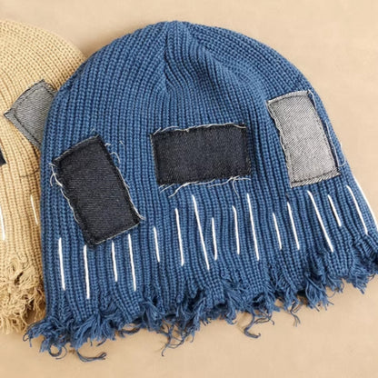 Accent Denim Beanie D0047